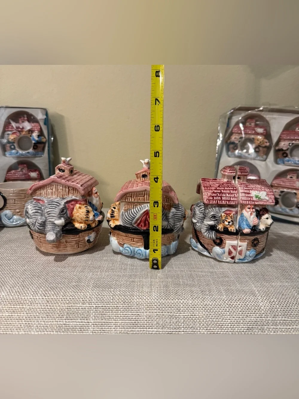 Vintage Wang's International & CBK Noah’s Ark Ceramic Serving Set